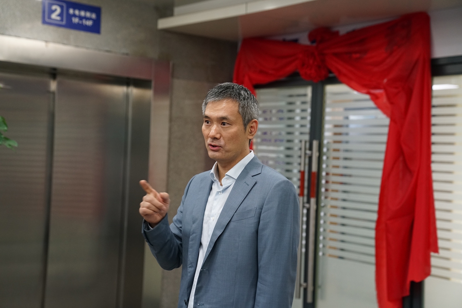 2019年10月15日太和医院康复前移科成立。医院党委书记、院长罗杰讲话DSC08240.JPG